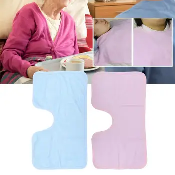 

Adult Elderly Bedridden Patient Waterproof Bib Apron Eating Bib Disability Dining Aid Protector Health Care Massage Relaxation