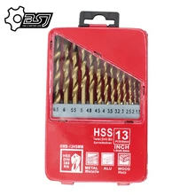 13/19/25PCS 1.0~13mm HSS Titanium Coated Drill Bit Set For Metal Woodworking Drilling Power Tools Accessories In Iron Box
13/19/25PCS 1.0~13mm HSS Titanium Coated Drill Bit Set For Metal Woodworking Drilling Power Tools Accessories In Iron Box