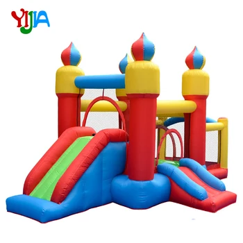 Kids Inflatable Moonwalk Bounce House Jumper Bouncer Jump Bouncy Castles With Slide And Ball Pool Basketball Hoop 
Kids Inflatable Moonwalk Bounce House Jumper Bouncer Jump Bouncy Castles With Slide And Ball Pool Basketball Hoop