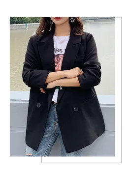 women blazers jacket Office Ladies Autumn Winter Button Coat Female 2019 new Loose Suit Fashion Plus size Blazer For Women S0253
women blazers jacket Office Ladies Autumn Winter Button Coat Female 2019 new Loose Suit Fashion Plus size Blazer For Women S0253
