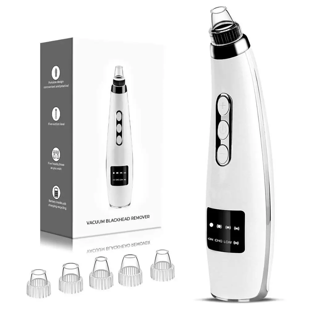 LCD Display Electric Blackhead Remover Vacuum Pore Cleaner Acne Removal Face Nose T-Zone Deep Cleansing Skin Care Beauty Machine
LCD Display Electric Blackhead Remover Vacuum Pore Cleaner Acne Removal Face Nose T-Zone Deep Cleansing Skin Care Beauty Machine