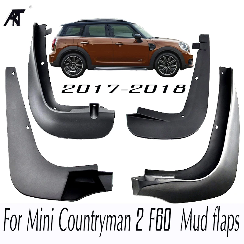 

Car Mud Flaps For Mini Countryman 2 F60 2017 2018 Mudflaps Splash Guards Mud Flap Set Molded Mudguards Fender Styling