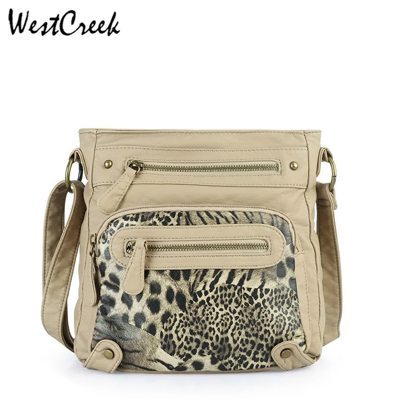 WESTCREEK Brand Leopard Pattern Women Small Messenger Flap Bag Soft Washed PU Leather Crossbody Bag Lady Daily Handbag
WESTCREEK Brand Leopard Pattern Women Small Messenger Flap Bag Soft Washed PU Leather Crossbody Bag Lady Daily Handbag