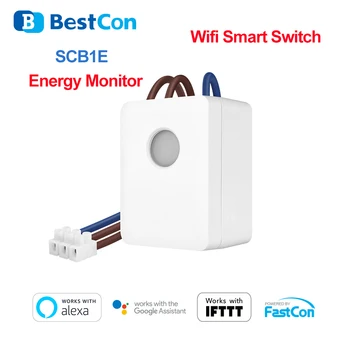 Broadlink BestCon SCB1E Wifi Smart Switch with Energy Monitor Smart Home Automation Module Remote Control DIY Timer Switch Alexa
Broadlink BestCon SCB1E Wifi Smart Switch with Energy Monitor Smart Home Automation Module Remote Control DIY Timer Switch Alexa