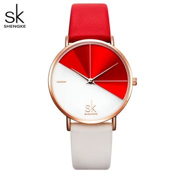 Shengke Fashion Women Dual Color Faux Leather Strap Round Dial Analog Quartz Wrist Watch Simple Quartz Watch Dating Gift Watch
Shengke Fashion Women Dual Color Faux Leather Strap Round Dial Analog Quartz Wrist Watch Simple Quartz Watch Dating Gift Watch