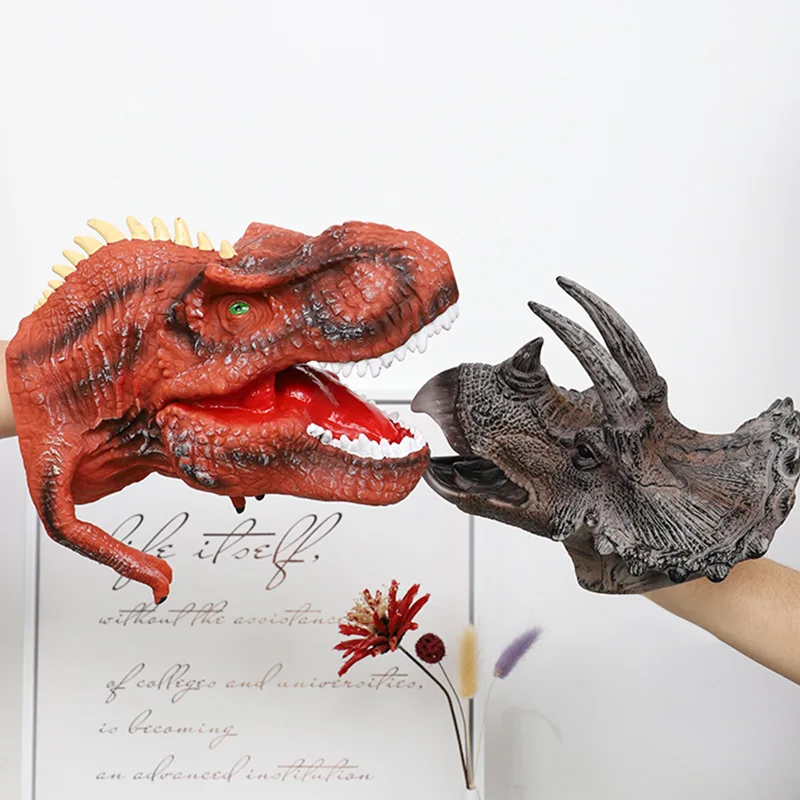 Imitation Dinosaurs Hand Puppet Gloves Toy Animal Head Soft Silcone Mouth at Will Transformation Plastic CHILDREN'S Toy
Imitation Dinosaurs Hand Puppet Gloves Toy Animal Head Soft Silcone Mouth at Will Transformation Plastic CHILDREN'S Toy