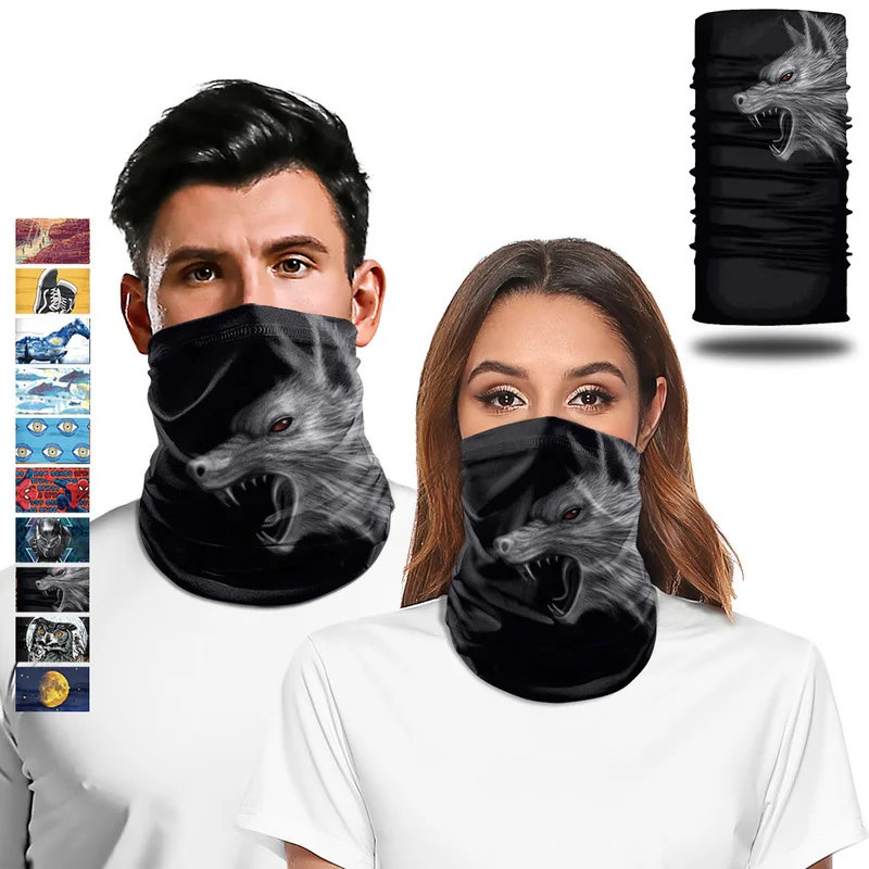 Head Scarf Women Scarf Skull Triangle Scarf Wild Wolf Sport Camping Hunting Animal Pattern Scarf Warmer Face Gaiter Cover
Head Scarf Women Scarf Skull Triangle Scarf Wild Wolf Sport Camping Hunting Animal Pattern Scarf Warmer Face Gaiter Cover