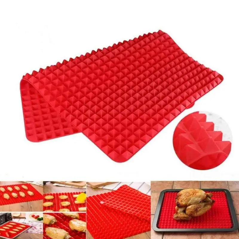 BBQ Microwave Oven BBQ Mat Roast Chicken Dish Silicone BBQ Mat Pyramid Silicone Mat Baking Grill Oil Filter Pad Non-stick Mat
BBQ Microwave Oven BBQ Mat Roast Chicken Dish Silicone BBQ Mat Pyramid Silicone Mat Baking Grill Oil Filter Pad Non-stick Mat