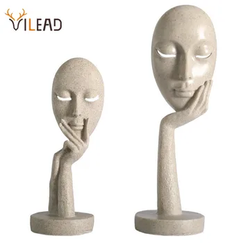 VILEAD 28.5cm 37cm Resin Face Mask Statuettes Nordic Abstract Art Ornaments Creative Home Decoration Office Porch Sculpture Gift
VILEAD 28.5cm 37cm Resin Face Mask Statuettes Nordic Abstract Art Ornaments Creative Home Decoration Office Porch Sculpture Gift