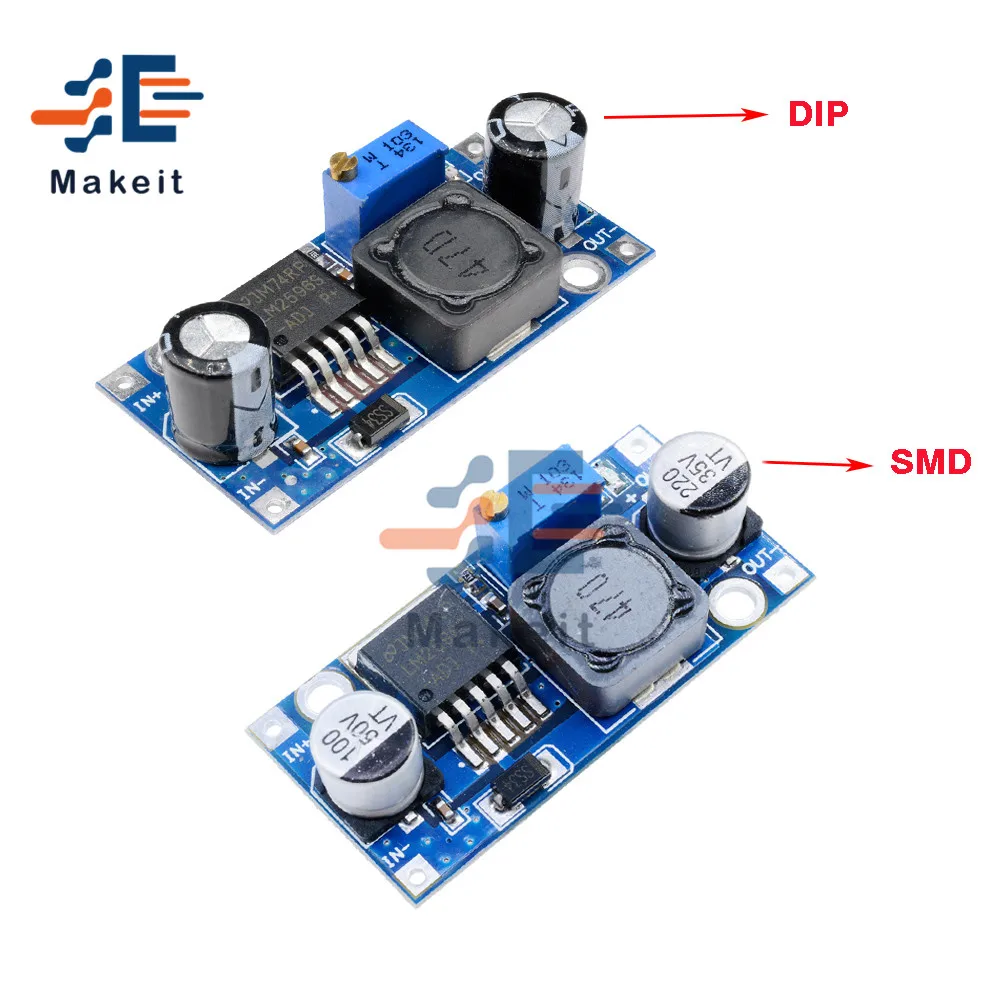 LM2596 LM2596S DC-DC Step Down Buck Converter Module 3.2V-40V to 1.25V-35V Adjustable Regulator Voltage Regulator 24V 12V 5V 3V
LM2596 LM2596S DC-DC Step Down Buck Converter Module 3.2V-40V to 1.25V-35V Adjustable Regulator Voltage Regulator 24V 12V 5V 3V