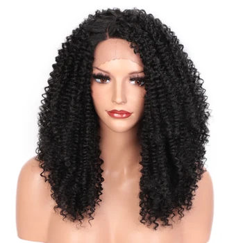 SUe EXQUISITE Lace Front Wigs for Women black Afro Short Kinky Curly Synthetic Women's Wigs Heat Resistant Natural Wigs
SUe EXQUISITE Lace Front Wigs for Women black Afro Short Kinky Curly Synthetic Women's Wigs Heat Resistant Natural Wigs