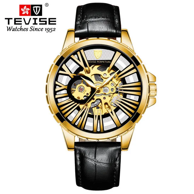 Tevise Brand Men Watch Automatic Mechanical Watch Luxury 3D Skeleton Clock Gift Watch for Men Relogio Masculino Dropshipping
Tevise Brand Men Watch Automatic Mechanical Watch Luxury 3D Skeleton Clock Gift Watch for Men Relogio Masculino Dropshipping