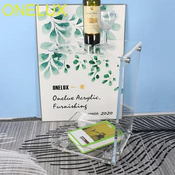 (KD Packed)Clear Acrylic Tray Table On Wheels, Rolling Occasional Side Sofa Tables,Clear Small bar cart
(KD Packed)Clear Acrylic Tray Table On Wheels, Rolling Occasional Side Sofa Tables,Clear Small bar cart