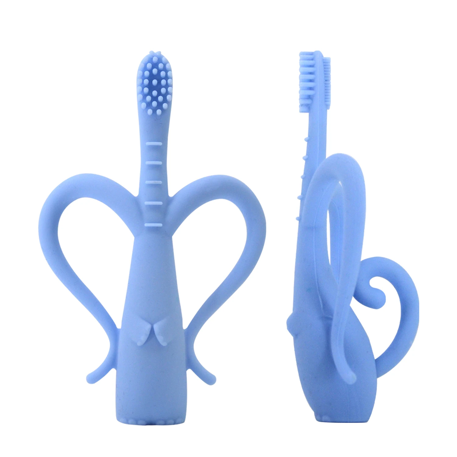 Children Self First Toothbrush Baby Teether Silicone Toddler Toothbrush Elephant Pattern
Children Self First Toothbrush Baby Teether Silicone Toddler Toothbrush Elephant Pattern