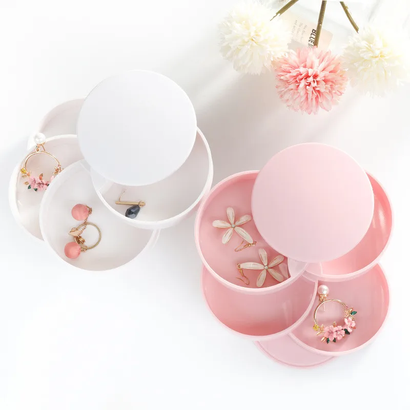 2020 Jewelry Storage Box New Design Fashion 4-Layer Rotatable Jewelry Accessory Storage Tray with Lid Birthday Gift for Women
2020 Jewelry Storage Box New Design Fashion 4-Layer Rotatable Jewelry Accessory Storage Tray with Lid Birthday Gift for Women