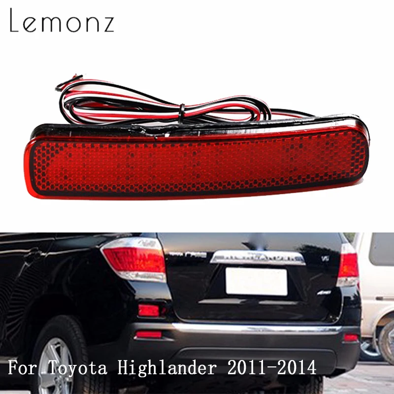 2PCS Rear Bumper Reflector Brake Light LED For Toyota Highlander 2011-2014 6W Auto Car-styling Tail Stop Lamp Rear Warning Light
2PCS Rear Bumper Reflector Brake Light LED For Toyota Highlander 2011-2014 6W Auto Car-styling Tail Stop Lamp Rear Warning Light