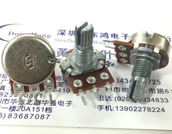 5PCS 16 type single potentiometer A1K sawtooth shaft length 15MM single power amplifier volume potentiometer 3P
5PCS 16 type single potentiometer A1K sawtooth shaft length 15MM single power amplifier volume potentiometer 3P