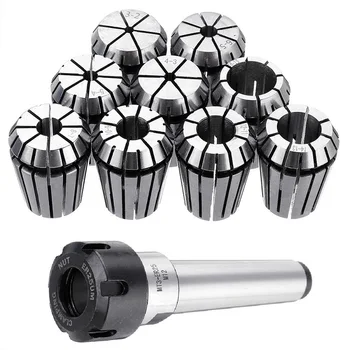 9Pcs ER25 Spring Collet Set with MT Collet Chuck Holder for CNC Milling Lathe Tool Set
9Pcs ER25 Spring Collet Set with MT Collet Chuck Holder for CNC Milling Lathe Tool Set