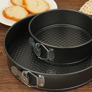 Removable Bottom Springform Cheesecake Pan Metal Cake Baking Pan Round Shape Non-stick Baking Molds Kitchen Bakeware
Removable Bottom Springform Cheesecake Pan Metal Cake Baking Pan Round Shape Non-stick Baking Molds Kitchen Bakeware