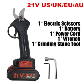 DC21V Electric Pruner Garden Tool Rechargeable Cordless Lithium Pruning Shears Garden Secateur Grafting Electric Branch Scissors
DC21V Electric Pruner Garden Tool Rechargeable Cordless Lithium Pruning Shears Garden Secateur Grafting Electric Branch Scissors