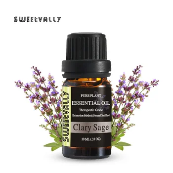 New Clary Sage Essential Oil Anti Anxiety Essential Oil 10ML Body Relieve Essential Oils For Aromatic Aromatherapy Diffusers 
New Clary Sage Essential Oil Anti Anxiety Essential Oil 10ML Body Relieve Essential Oils For Aromatic Aromatherapy Diffusers