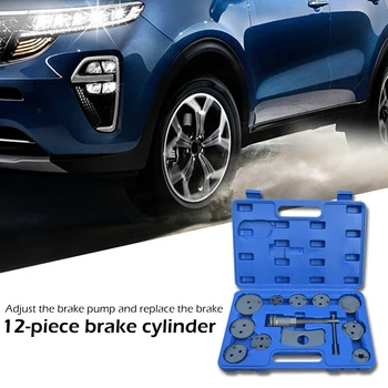 Auto Disc Brake Piston Wind Back Tool Kit Convenient Practical User-friendly Design Brake Pad Caliper Repair Tools Case
Auto Disc Brake Piston Wind Back Tool Kit Convenient Practical User-friendly Design Brake Pad Caliper Repair Tools Case
