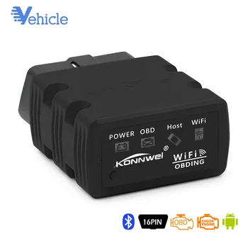 KONNWEI KW902 ELM327 Wifi/bluetooth PIC18F25K80 OBD2 Diagnostic Car Scanner Code Reader Tool for iOS / Android auto scan OBD II
KONNWEI KW902 ELM327 Wifi/bluetooth PIC18F25K80 OBD2 Diagnostic Car Scanner Code Reader Tool for iOS / Android auto scan OBD II