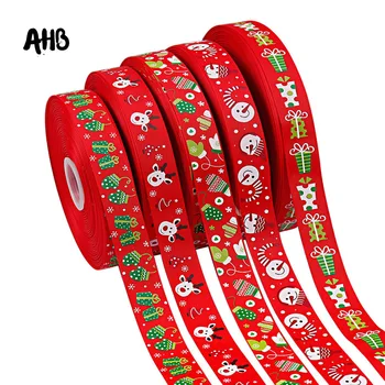 AHB 5 Yards/Roll Christmas Grosgrain Ribbon Snowman Printed Fabric For Festival Decoration DIY Hair Accessories Gift Wrapping
AHB 5 Yards/Roll Christmas Grosgrain Ribbon Snowman Printed Fabric For Festival Decoration DIY Hair Accessories Gift Wrapping