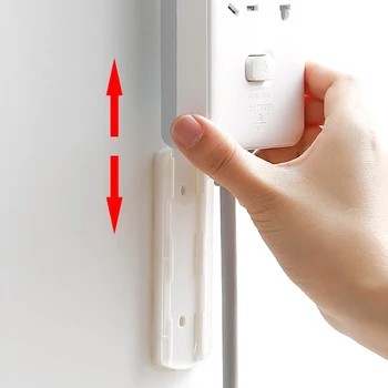 Removable Punch-free Plug Sticker Plug Fixing Device Self-adhesive Power Plug Wall Socket Cable Bracket Power Strip Holder
Removable Punch-free Plug Sticker Plug Fixing Device Self-adhesive Power Plug Wall Socket Cable Bracket Power Strip Holder