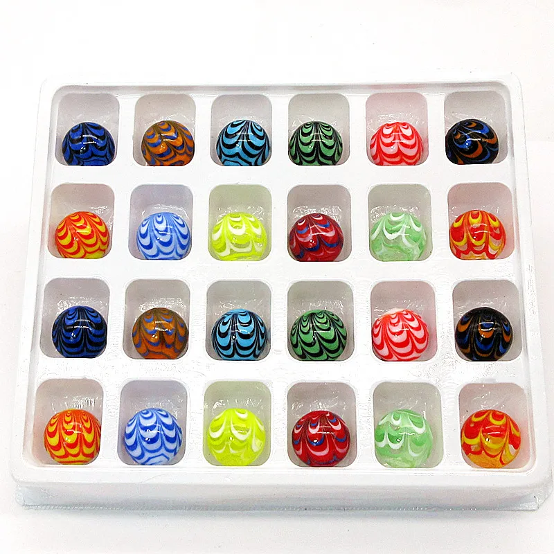 New Custom Mixed color 16mm Stripes Pebbles Colorful Silk Lines handmade Vase Ball Wholesale kids round play glass marbles toy
New Custom Mixed color 16mm Stripes Pebbles Colorful Silk Lines handmade Vase Ball Wholesale kids round play glass marbles toy