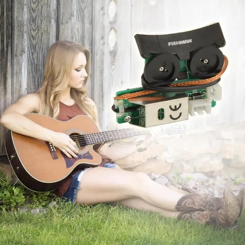 Acoustic Guitar Pickup System for Fishman VT1 Tail Nail Pickup EQ DIY Tuner Piezo Pickup Equalizer System With Mic Beat Board
Acoustic Guitar Pickup System for Fishman VT1 Tail Nail Pickup EQ DIY Tuner Piezo Pickup Equalizer System With Mic Beat Board