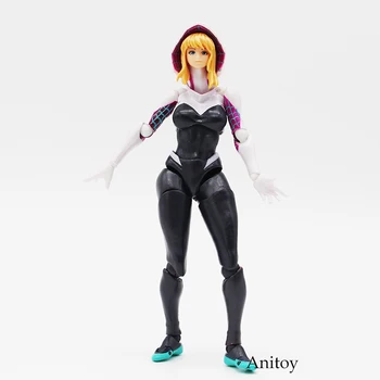 

Marvel Amazing Yamaguchi Series NO.004 Spider Gwen Stacy PVC Action Figure Collection Model Toys 14.5cm KT4197