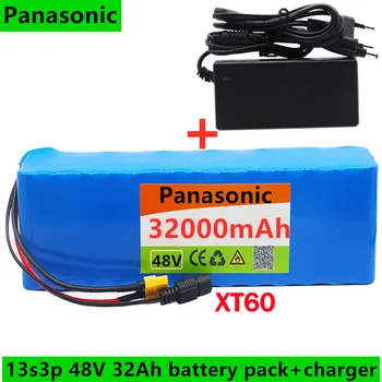 Panasonic 48V battery 13s3p 32Ah battery pack 1000W high power battery Ebike electric bicycle BMS with xt60 plug +charger
Panasonic 48V battery 13s3p 32Ah battery pack 1000W high power battery Ebike electric bicycle BMS with xt60 plug +charger