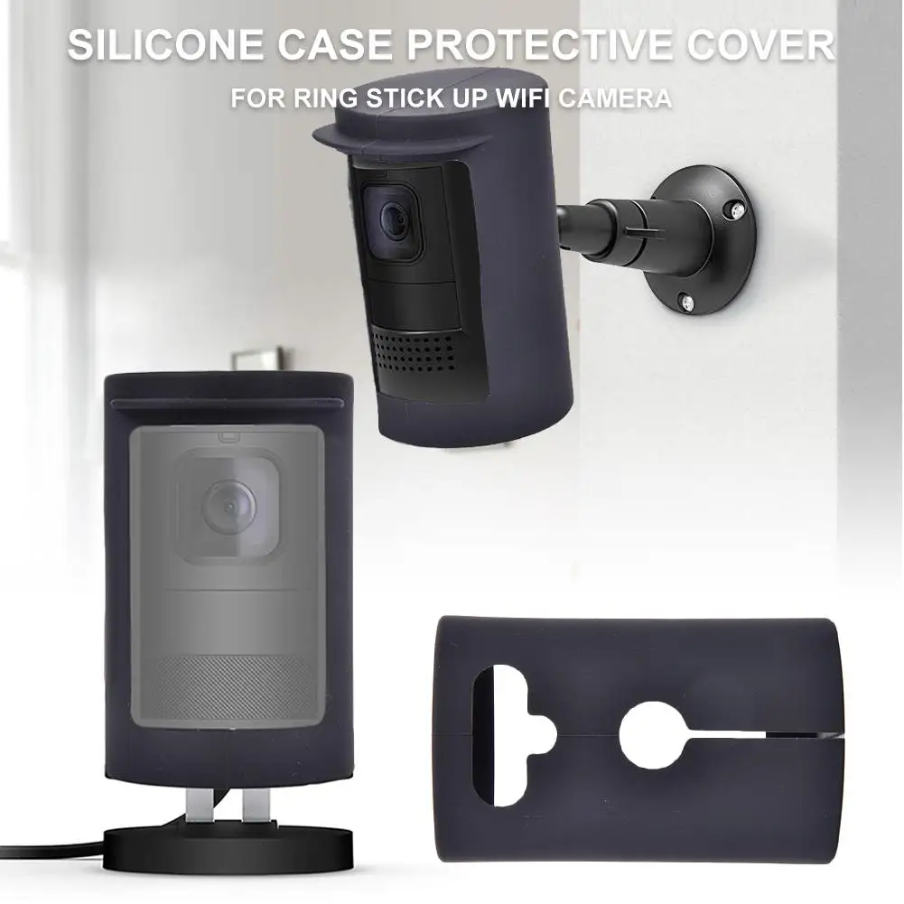 Silicone Case For Stick Up Ring Camera With Cable Protective Case Weatherproof Skin Up Wifi Camera Accessories
Silicone Case For Stick Up Ring Camera With Cable Protective Case Weatherproof Skin Up Wifi Camera Accessories