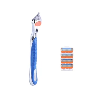 1 Handle N Razor Blades for Men Face Care 5 Layers Shaving Cassette Stainless Steel Safety Blades Suit for Gillettee Fusione
1 Handle N Razor Blades for Men Face Care 5 Layers Shaving Cassette Stainless Steel Safety Blades Suit for Gillettee Fusione