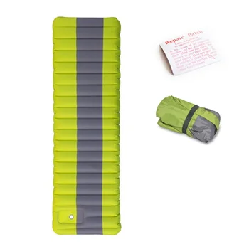 Outdoor Ultralight Inflatable Air Mattress Moisture-proof Inflatable PVC Camping Mat Sleeping Pad With Repair Patch
Outdoor Ultralight Inflatable Air Mattress Moisture-proof Inflatable PVC Camping Mat Sleeping Pad With Repair Patch