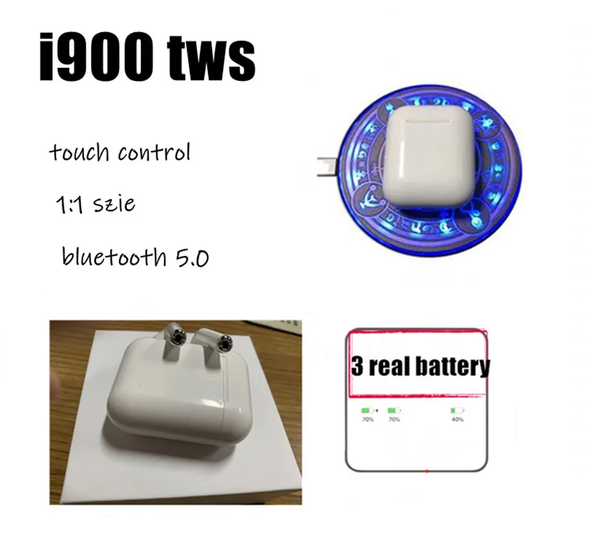 i900 TWS Original 1:1 Replica i10 TWS PK i12 i20 i30 i80 i1000 i200 TWS Bluetooth 5.0 Wireless Charging Earphones Earbuds PK W1
i900 TWS Original 1:1 Replica i10 TWS PK i12 i20 i30 i80 i1000 i200 TWS Bluetooth 5.0 Wireless Charging Earphones Earbuds PK W1