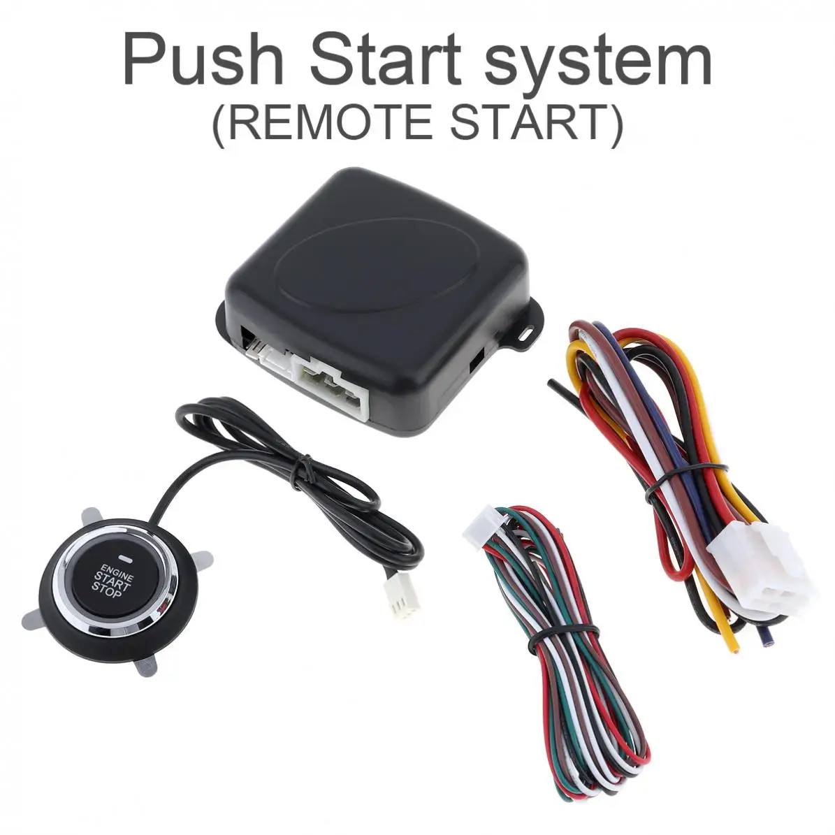12V Universal Auto Car Push Start System Support Remote Control 10 Mins Countdown Stop Cars and A Key Start / Stop
12V Universal Auto Car Push Start System Support Remote Control 10 Mins Countdown Stop Cars and A Key Start / Stop
