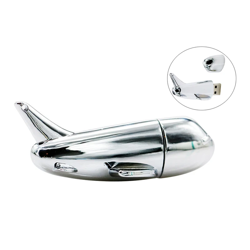 Фото Metal Aircraft Usb Stick 4GB Plane Pen Drive 32GB Flash 16GB Disk 64GB Card 8GB Memory Thumb Drives | Компьютеры и офис