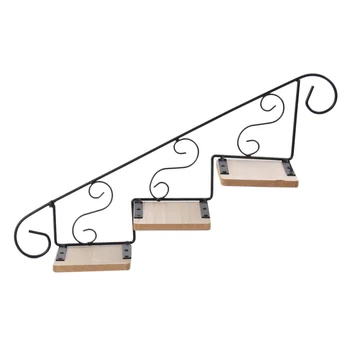 American Rural Creative Staircase Shape Cafe Clothing Store Wall Decoration Wall Hanging Flower Shelf Wall Mount (Upward Wrought
American Rural Creative Staircase Shape Cafe Clothing Store Wall Decoration Wall Hanging Flower Shelf Wall Mount (Upward Wrought