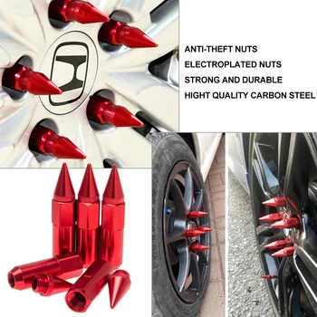 CarBole 20PCS 60mm High Quality Aluminum Car Wheels Rims Lug Nuts M12X1.5 Cap Spiked Extended Tuner Car Accessories
CarBole 20PCS 60mm High Quality Aluminum Car Wheels Rims Lug Nuts M12X1.5 Cap Spiked Extended Tuner Car Accessories