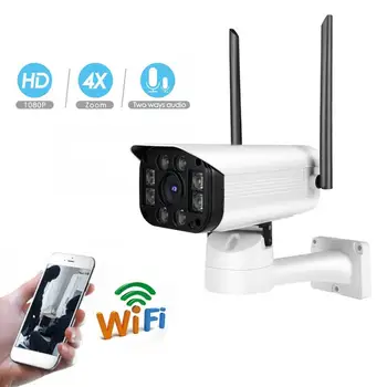 Night Vision security camera 110-240V WiFi HD 1080P Waterproof PTZ IR Dual Light Source Outdoor Security Camera DSLR Cam
Night Vision security camera 110-240V WiFi HD 1080P Waterproof PTZ IR Dual Light Source Outdoor Security Camera DSLR Cam