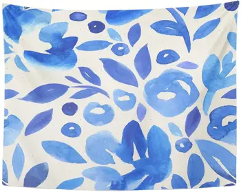 Tapestry Blue Delft Watercolor Floral Pattern on Botanical Navy Simple Summer Tapestries Wall Hanging for Living Room Bedroom
Tapestry Blue Delft Watercolor Floral Pattern on Botanical Navy Simple Summer Tapestries Wall Hanging for Living Room Bedroom