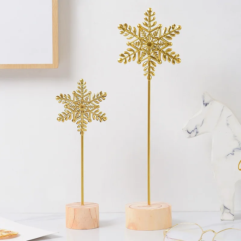 Nordic Light Luxury Golden Snowflake Ornaments Modern Home Decoration Accessories Living Room Decor Wrought Iron Metal Ornaments
Nordic Light Luxury Golden Snowflake Ornaments Modern Home Decoration Accessories Living Room Decor Wrought Iron Metal Ornaments