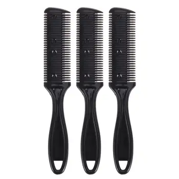 3pcs Hair Cutter Comb Double Side Haircut Scissors Metal Blade Razor Plastic Hair Comb Cutter Trimmer with Stainless Steel Blade
3pcs Hair Cutter Comb Double Side Haircut Scissors Metal Blade Razor Plastic Hair Comb Cutter Trimmer with Stainless Steel Blade