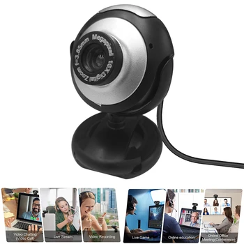 1.3 megapixel CMOS 640x480 USB 2.0 Web Camera Webcam with Microphone for Computer PC Laptop Desktop Built-in digital microphone
1.3 megapixel CMOS 640x480 USB 2.0 Web Camera Webcam with Microphone for Computer PC Laptop Desktop Built-in digital microphone
