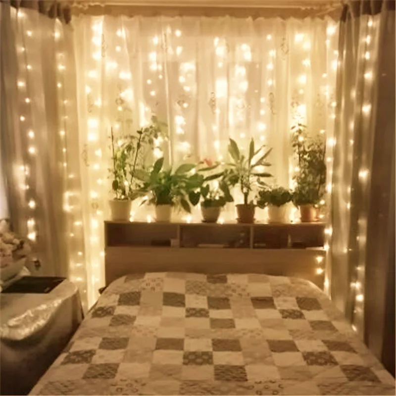 3*1M LED icicle light Fairy string light with 8 function for Christmas party garland curtain wedding Decoration Twinkle Lights
3*1M LED icicle light Fairy string light with 8 function for Christmas party garland curtain wedding Decoration Twinkle Lights