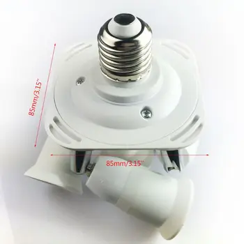 Universal Conversion 4 in 1 Light Socket Splitter Multi-bulb Adapter Converter B85C
Universal Conversion 4 in 1 Light Socket Splitter Multi-bulb Adapter Converter B85C