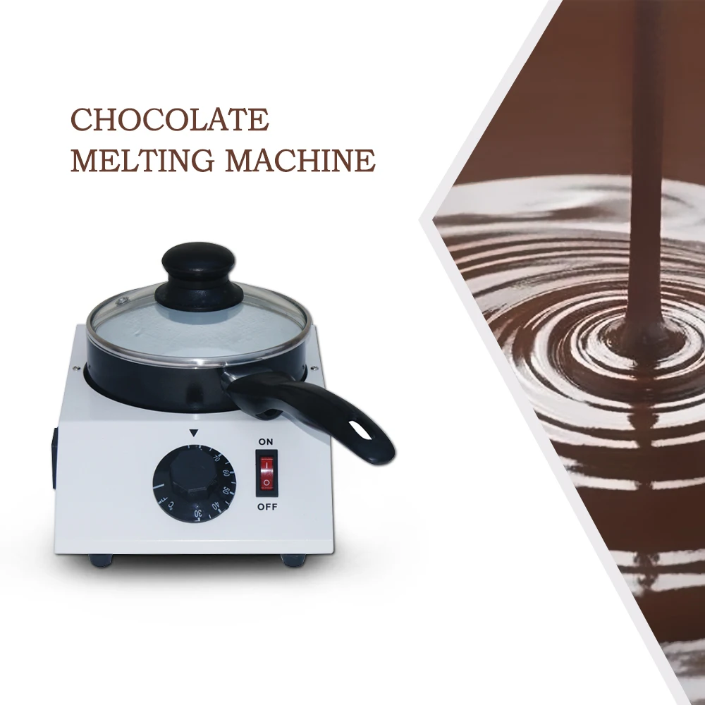 Mini Electric Chocolate Melting Pot Single Ceramic Non-Stick Pot, Tempering Cylinder Melting Pan 1.25kg Capacity
Mini Electric Chocolate Melting Pot Single Ceramic Non-Stick Pot, Tempering Cylinder Melting Pan 1.25kg Capacity