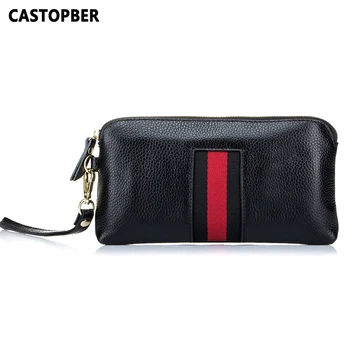 Best Genuine Leather Women's Fashion Long Zipper Wallet With Wraist Strap Day Clutches Purse Ladies Wallets Pockets Pouch Card
Best Genuine Leather Women's Fashion Long Zipper Wallet With Wraist Strap Day Clutches Purse Ladies Wallets Pockets Pouch Card
